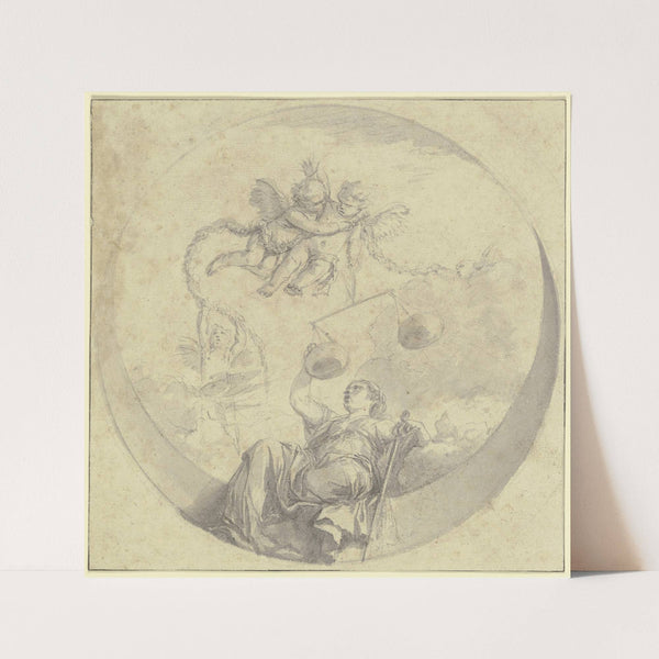 Justice (ca 1641-1656) by Laurent de la Hyre