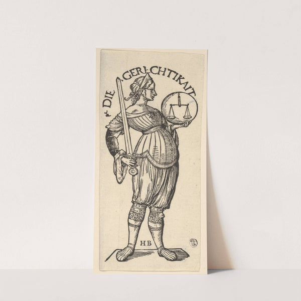 Justice (Die Gerechtikait) (16th Century) by Hans Burgkmair The Elder