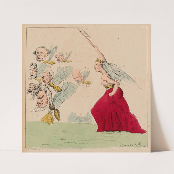 A-t-y d’la chance, ce Trompassol V’la un sauvetage qui va le faire couvrir de lauriers by Moloch (Alphonse Hector Colomb)