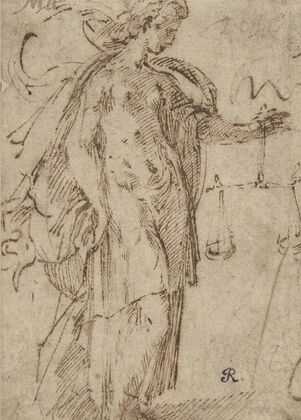 Justice Holding Scales