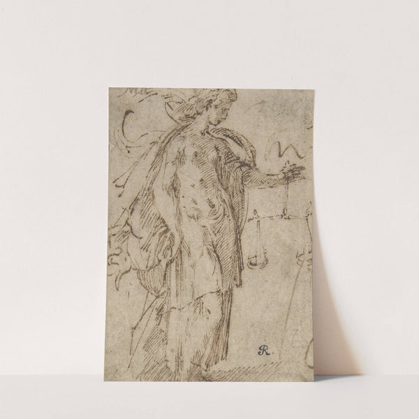 Justice Holding Scales by Parmigianino