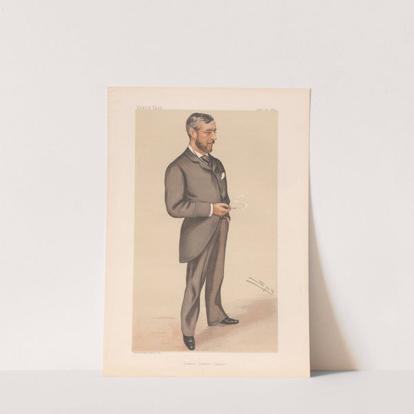 Justice! Justice! Justice! – Sir Edward Baldwin Malet. 12 Jan. 1884 (1884) by Leslie Matthew Ward