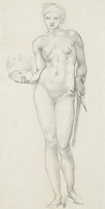 ‘Justice’, Study for a stained glass window in Kolkata Cathedral