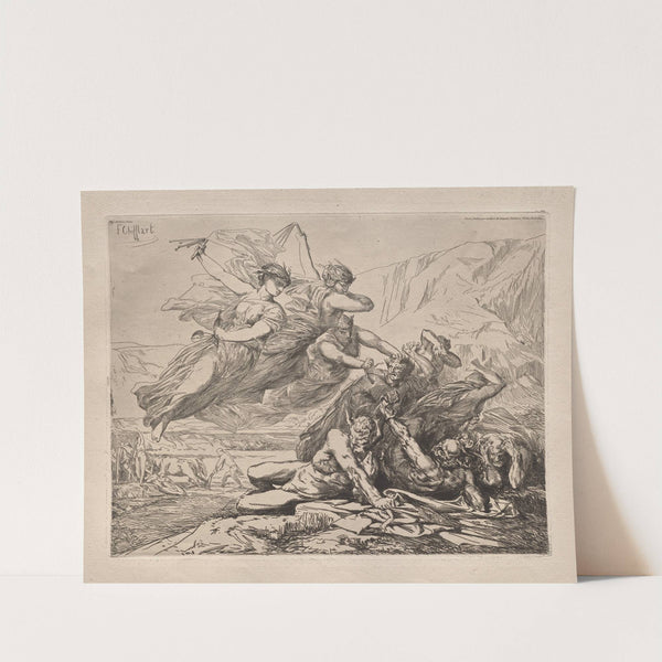 Justice, Vengence, and Truth (1865) by François-Nicolas Chifflart