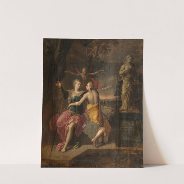 Justitia and Pax by Jacob De Backer