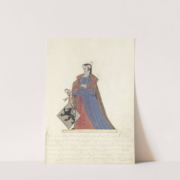 Jutta van der Leck, vrouwe van Culemborg (1590-1593) by Nicolaes de Kemp