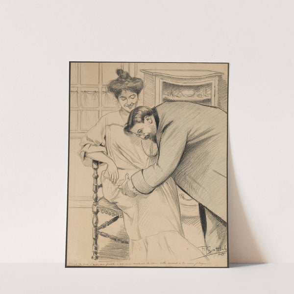 J’vois ce que c’est ma petite, c’est une maladie de cœur, votre amant a du vous plaquer (1905) by Fernand Louis Gottlob