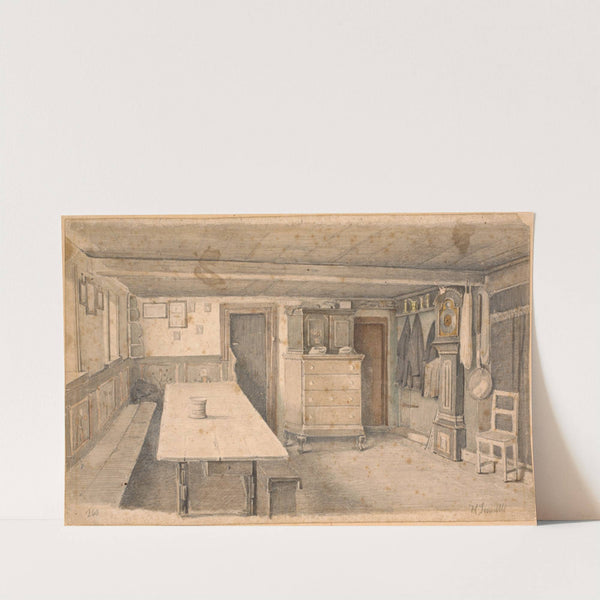 Jydsk Bondestue by Hans Smidth