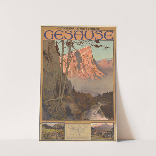 K und K Österreichische Staatsbahnen. Gesäuse (1900 - 1909) by Gustav Jahn