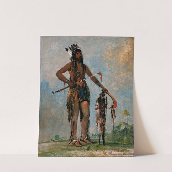 Ka-Bés-Hunk, He Who Travels Everywhere, a Warrior by George Catlin
