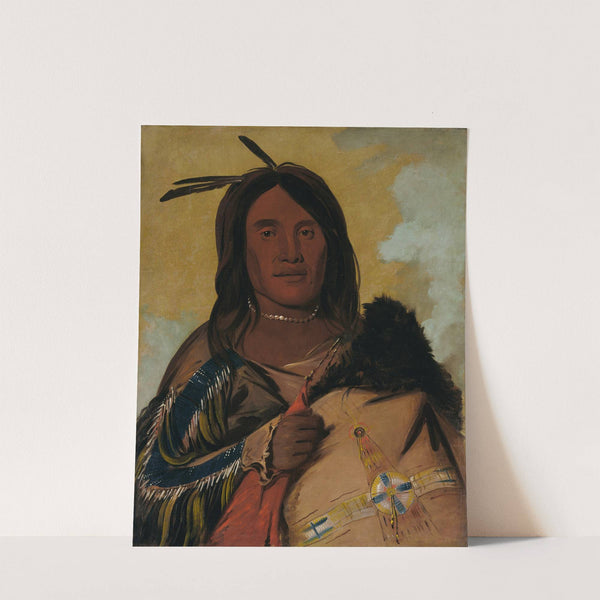 Ka-Pés-Ka-Da, Shell Man, An Oglala Brave by George Catlin