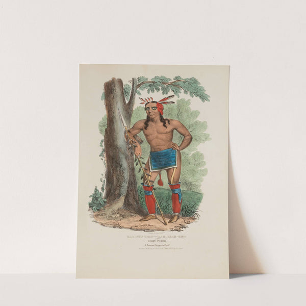 KAA-NUN-DER-WAAGUINSE-ZOO or the Berry Picker; A Famous Chippewa Chief (1835) by James Otto Lewis