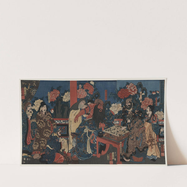 Kada hone o kezurite kan’u yakizu o ryōji suru zu (1853) by Utagawa Kuniyoshi