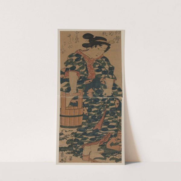 Kaga no Chiyojo (1844) by Keisai Eisen