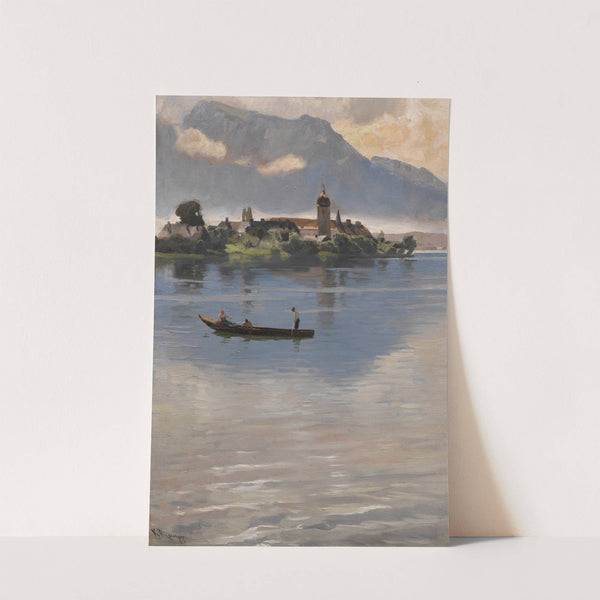 Kahnfahrt auf dem Chiemsee vor der Fraueninsel by Karl Raupp