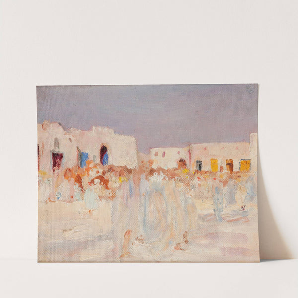 Kairouan (At a Bazaar) by Jan Ciągliński