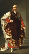 Kaiser Franz Joseph I. im Ornat des Ordens vom Goldenen Vlies