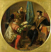 Kaiser Karl V. und König Franz I. bei Pavia 1525 (1868)