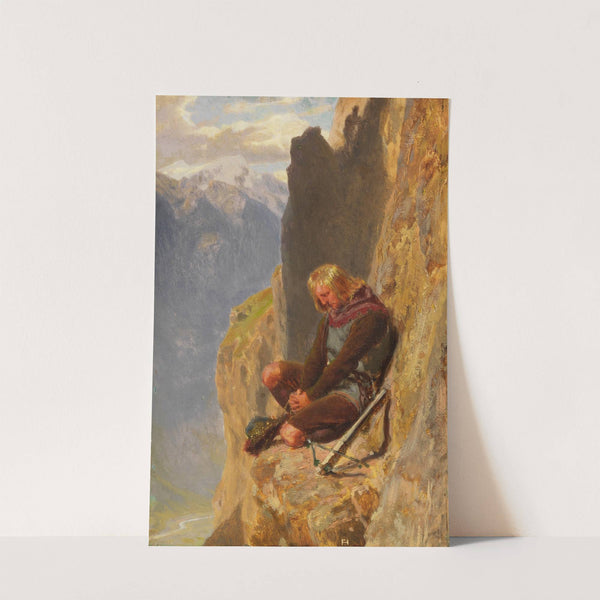 Kaiser Maximilian I. in der Martinswand by Ferdinand von Harrach