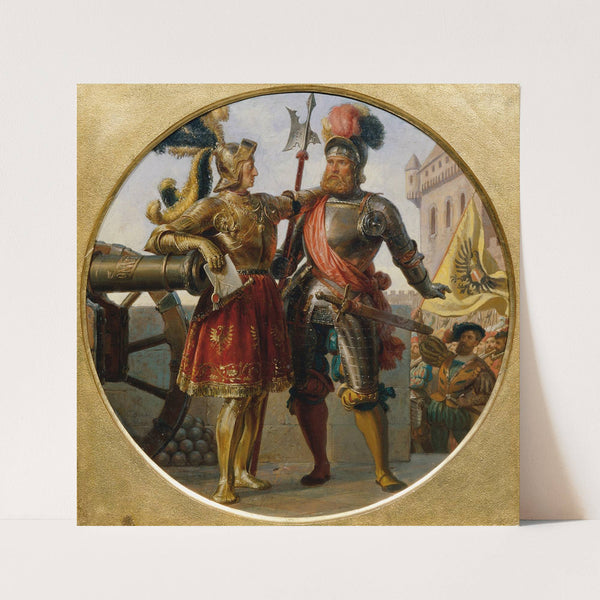 Kaiser Maximilian I. und Georg von Frundsberg (1868) by Karl von Blaas