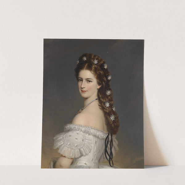 Kaiserin Elisabeth mit Diamentsternen (Werkstattwiederholung) by Franz Xaver Winterhalter