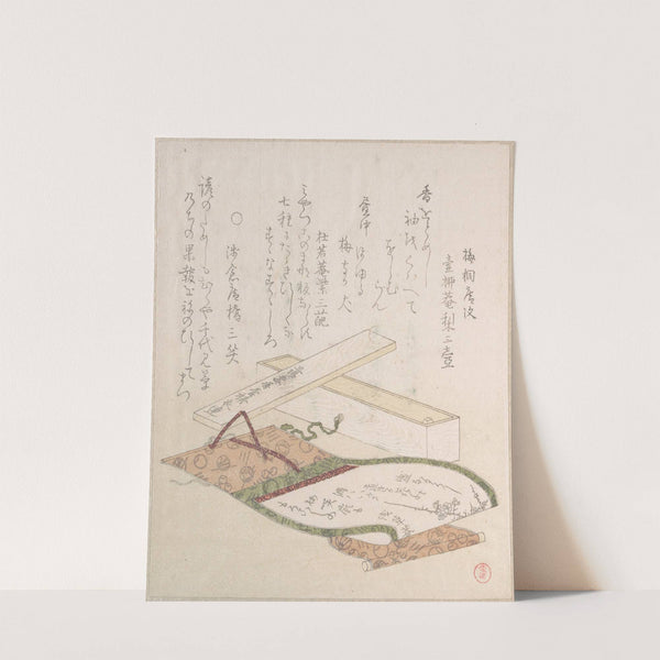 Kakemono and Its Box by Kubo Shunman