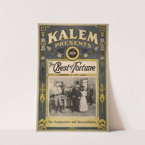 Kalem presents the chest of fortune complete in two parts The explanation and reconciliation. (1914) by A.B.C. Co.