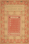 Kalender van de Quellinusschool voor december 1904