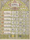 Kalenderblad april 1900