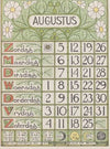 Kalenderblad augustus 1900