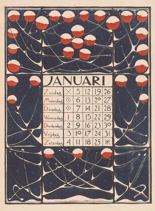 Kalenderblad voor januari 1896
