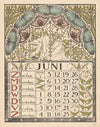 Kalenderblad voor juni 1898