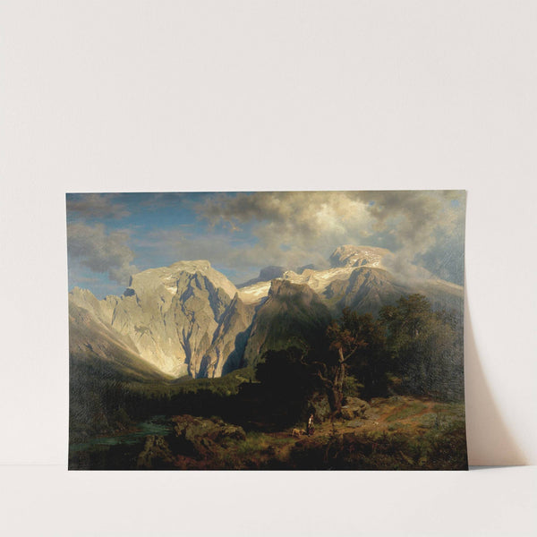 Kalkgebirgslandschaft by August Leu