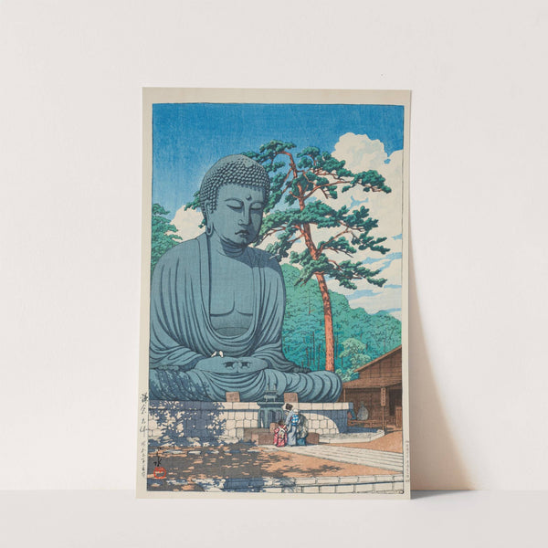 Kamakura daibutsu (The Great Buddha at Kamamura) (1930) by Kawase Hasui