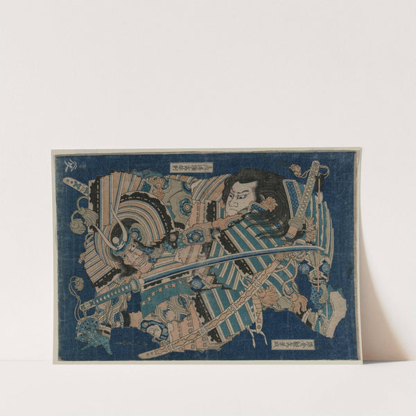 Kamakura no Gengoro Seizing Torinoumi Tasaburo by Katsushika Hokusai