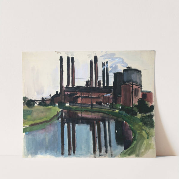 Kamine (Industrie) by Otto Geigenberger