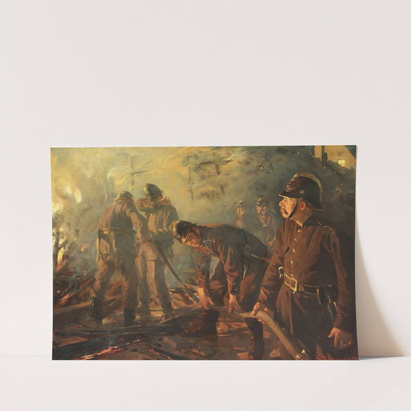 Kamp mod Ilden (1904) by Erik Henningsen