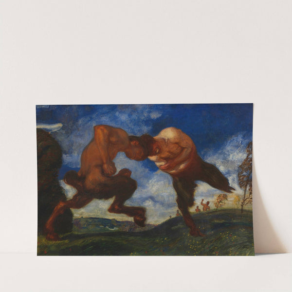 Kämpfende Faune (1898) by Franz von Stuck