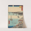 Kanagawa (1855) by Andō Hiroshige