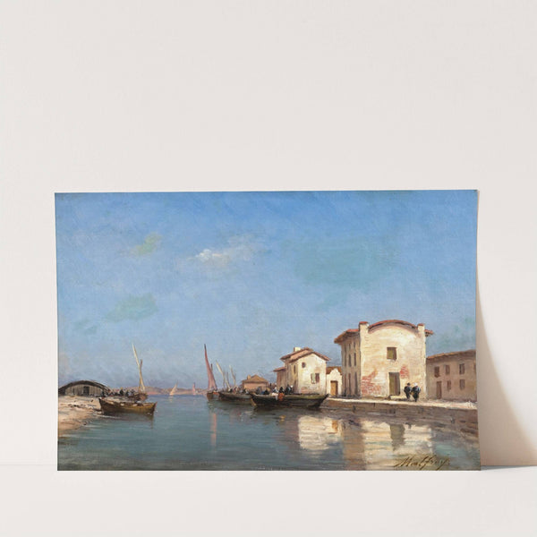 Kanal bei Martigues by Charles Malfroy