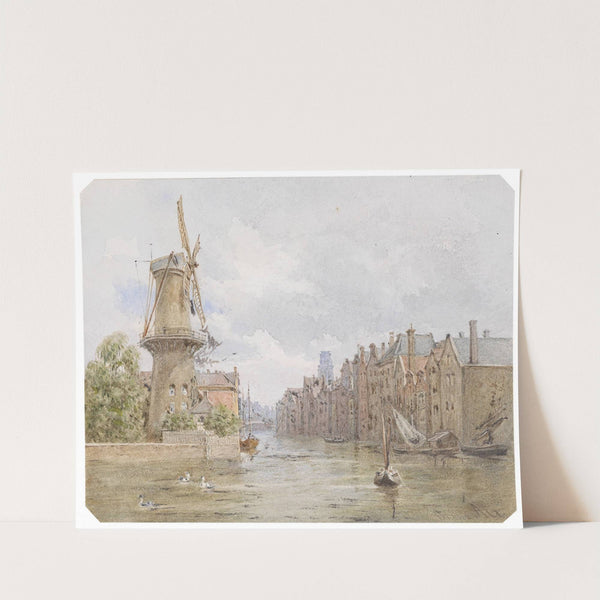 Kanal in Rotterdam by Franz Alt