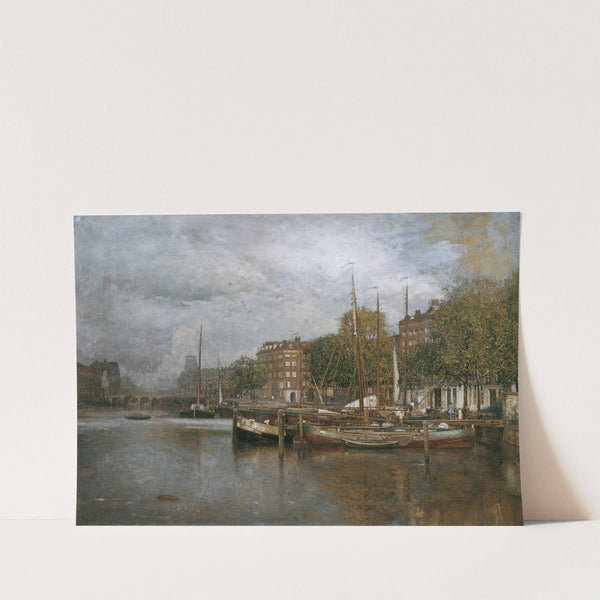 Kanal in Rotterdam by Robert Russ