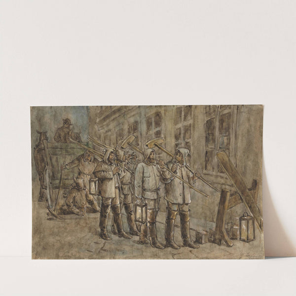 Kanalräumer (1880) by Gustav Zafaurek