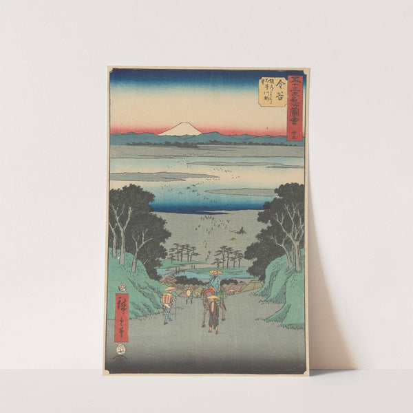 Kanaya (1855) by Andō Hiroshige