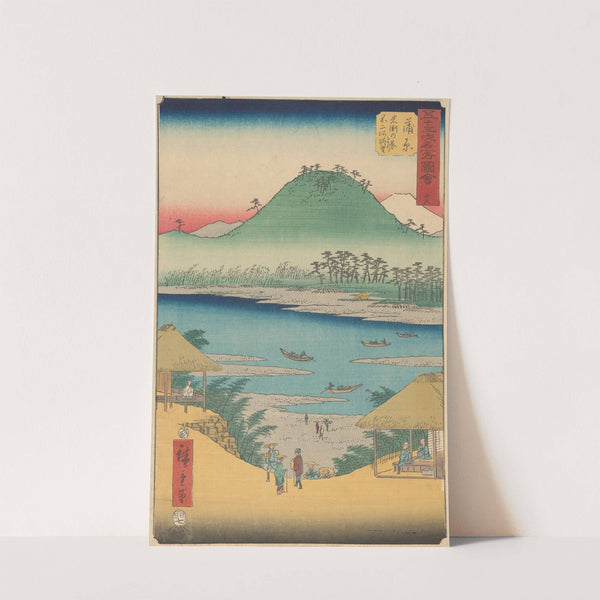 Kanbara (1855) by Andō Hiroshige