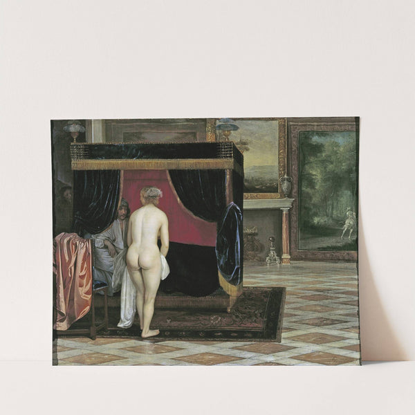 Kandaules’ Wife Discovering the Hiding Gyges (1660 - 1662) by Eglon van der Neer