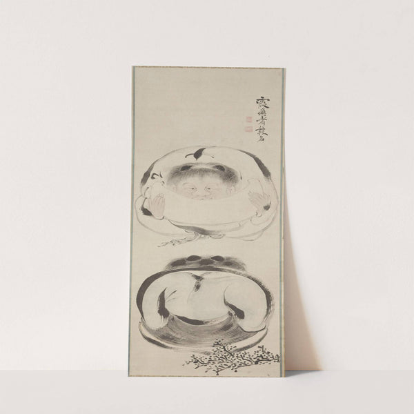 Kanzan-and-Jittoku by Ike Taiga