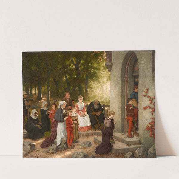 Kapelle im Wald (1897) by Hubert Salentin