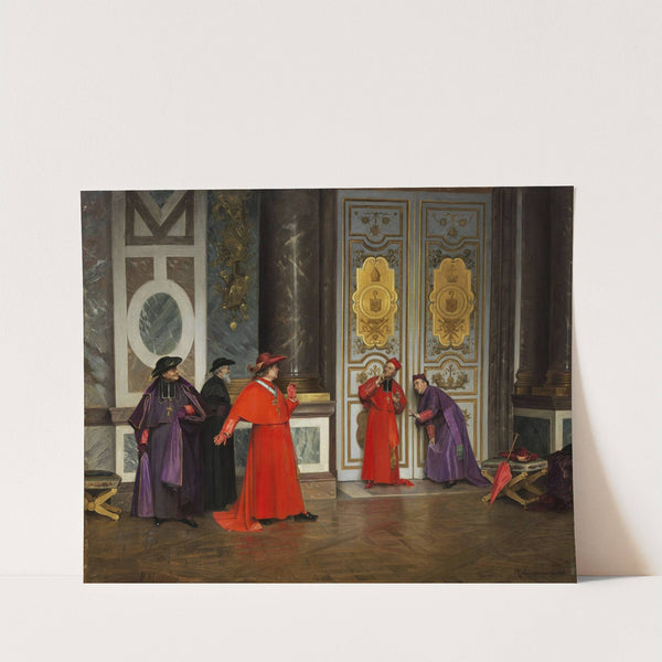 Kardinäle im Vorzimmer (1895) by Henri Adolphe Laissement