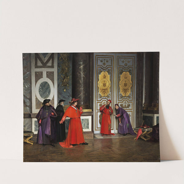 Kardinäle Im Vorzimmer by Henri Adolphe Laissement